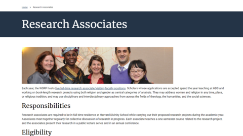 Thumbnail image of the Women Studies in Religion Thumbnail